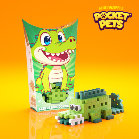 Marioinex Mini Waffle - Pocket Pets - Krokodyl