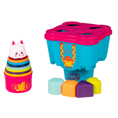 Smily Play Sorter Zamek Króliczka Piramidka 58 cm
