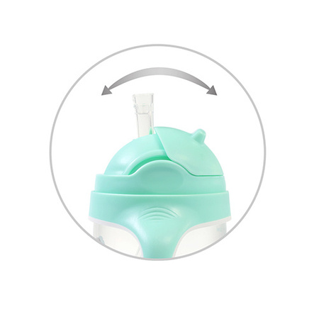 Babyono Kubek niekapek z obciążoną słomką