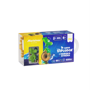 Marioinex Mini Waffle Diplodok i  Morska Syrena