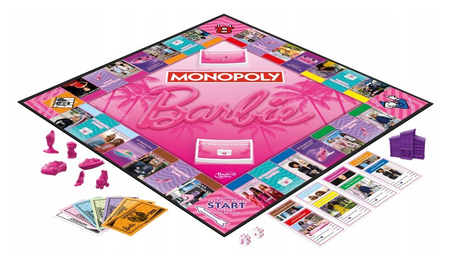 Hasbro Monopoly Barbie Gra planszowa PL
