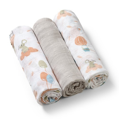 Babyono Naturalne pieluszki z włókien bambusa NATURAL BAMBOO