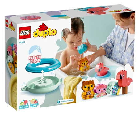 Zabawa w kąpieli pływająca wyspa ze zwierzątkami Lego Duplo 10966