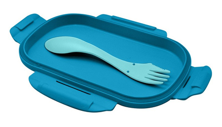 Kids Euroswan Pudełko śniadaniowe + sztućce Dino Space