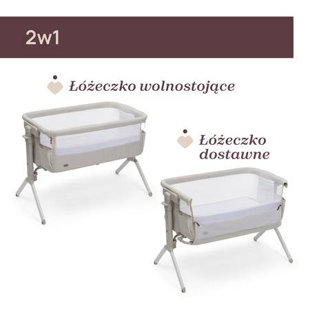 Chicco Next2Me Armonia 2w1 Motherpearl łóżeczko dostawne