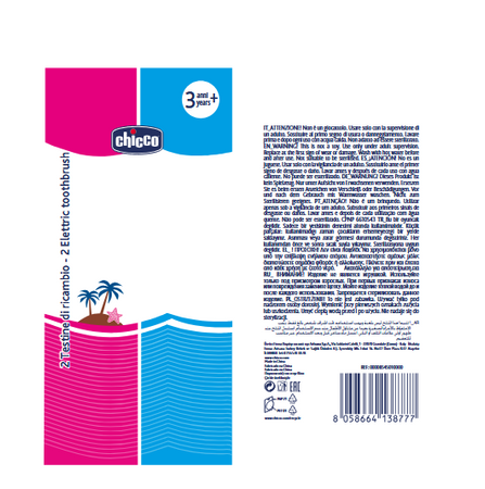 Chicco Główki do szczoteczek elektrycznych