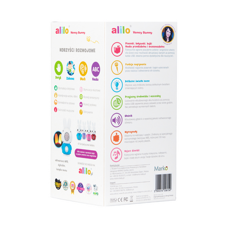 Alilo Króliczek Honey Bunny G6 niebieski