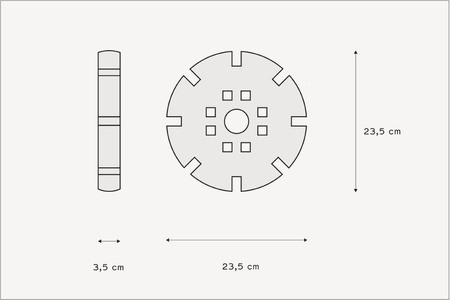 Marioinex Koła Dydaktyczne 36 szt.