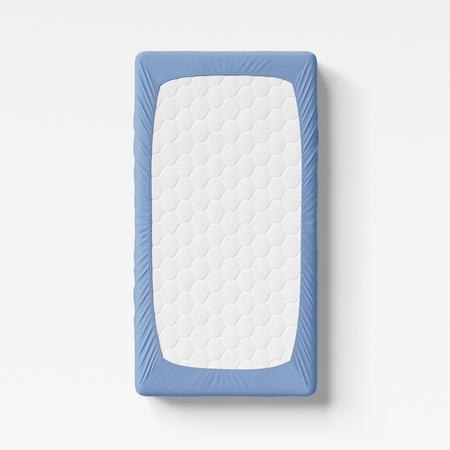 Eevi Prześcieradło bawełniane 60 x 120 Ciemny niebieski