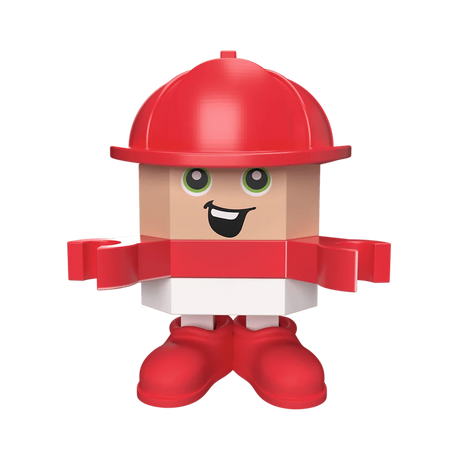 Zestaw klocków Connect 2w1: Straż Pożarna / Koparka gąsienicowa