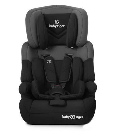 Baby Tiger MALI Fotelik samochodowy 9-36 kg szary