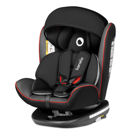 Lionelo Bastiaan Sporty Black - fotelik samochodowy 0-36 kg
