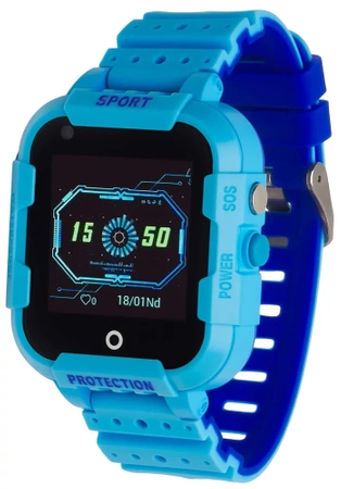 Garett Smartwatch dziecięcy Garett Kids 4G Niebieski