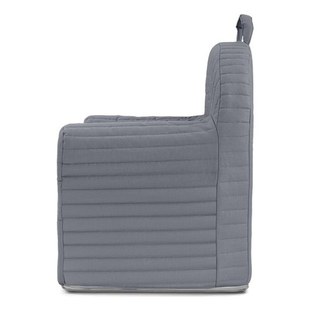 Albero Mio Fotelik pikowany pasy Grafit