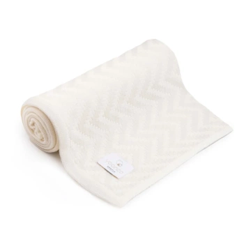 Yoonco Kocyk bambusowy mgiełka JODEŁKA krem