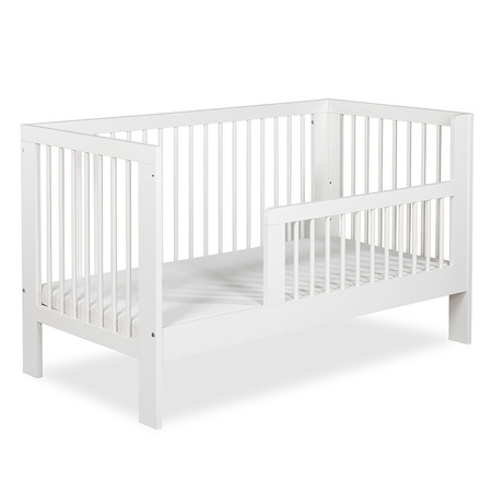 LittleSky Łóżeczko - tapczanik Olivia 140 × 70 biel