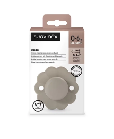Suavinex Smoczek fizjologiczny SX Pro Wonder 0-6m Gray Clouds