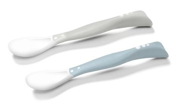 Babyono Łyżeczki plastyczne dla niemowląt 2 szt. 1066/04