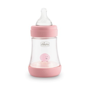 Chicco Butelka Perfect5 0m+ 150 ml wolny przepływ, różowa