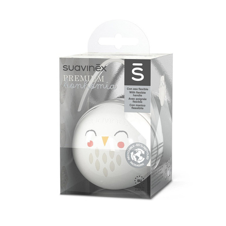Suavinex Podwójne etui do smoczka Bonhomia Sowa beżowa