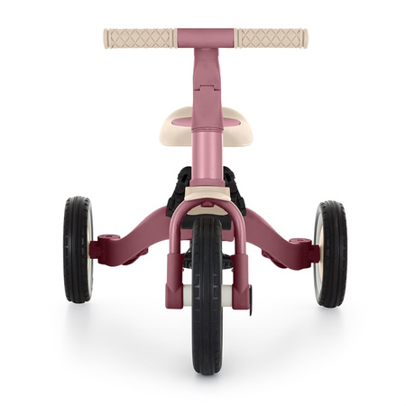 PETITE&MARS Wielofunkcyjny rowerek trójkołowy 5w1 Turbo Dusty Rose