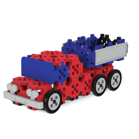 Zestaw klocków Connect 2w1: Autobus / Auto z naczepą