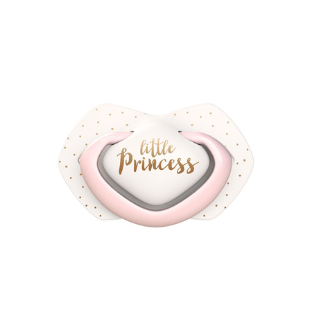 Canpol babies Smoczek silikonowy 0-6 m symetryczny ROYAL BABY 2szt.