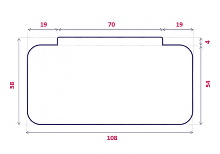 Rucken HANDY Materacyk do łóżeczka dostawnego Chicco Next2me Forever