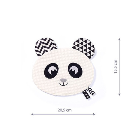 Babyono Przytulanka - szeleścik HAPPY PANDA BLINK & SMILE