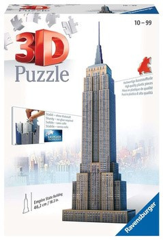 Puzzle 3D Budynki Empire State Builing Ravensburger 216 Elementów