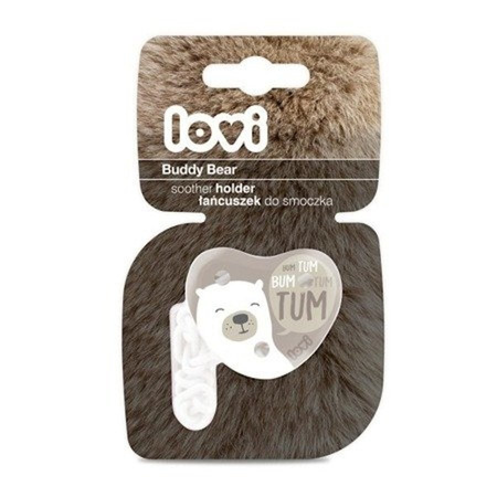 LOVI Łańcuszek do smoczka Buddy Bear