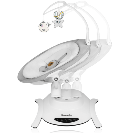 Lionelo Leżaczek bujaczek Bella Set Grey Concrete