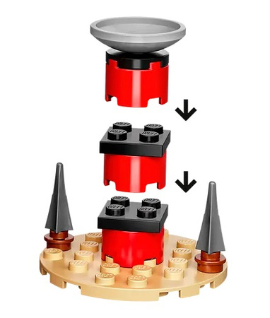 Lego 70688 Ninjago Szkolenie wojownika Spinjitzu Kaia