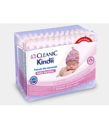 Patyczki dla niemowląt Kindii Baby Sensitive 60 sztuk