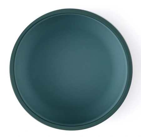 PETITE&MARS Dwukolorowa silikonowa miseczka Take&Match 6m+ Misty Green