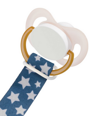 Akuku Uniwersalna tasiemka do smoczków uspokajających, Gwiazdki A0584