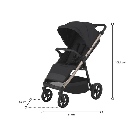 Espiro Wózek spacerowy Pearl 10 Black Pearl