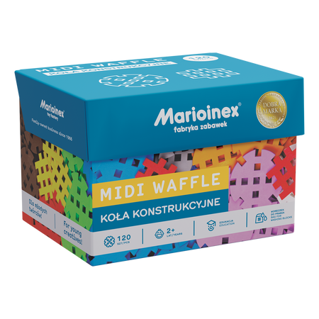Marioinex Zestaw Midi Waffle + Koła Konstrukcyjne