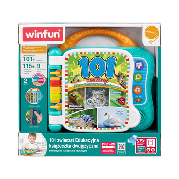 Winfun Edukacyjna książeczka dwujęzyczna 101 Zwierząt 