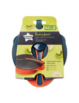 Tommee Tippee Miseczka z pokrywką i łyżeczką 