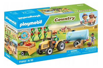 Playmobil 71442 Traktor z przyczepą i zbiornikiem na wodę