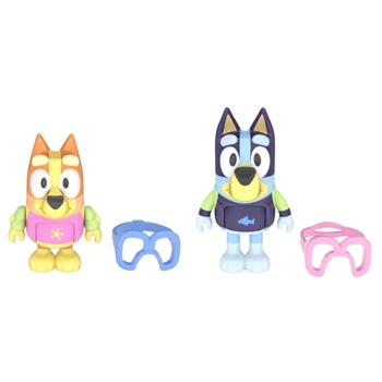 Bluey Blue - Zabawa na basenie Pieski Zestaw figurek 2-pack BLU13039