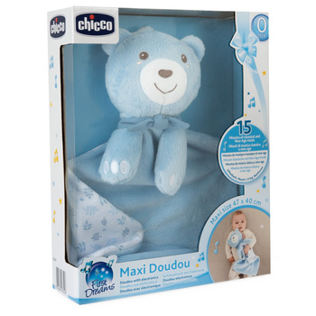 Chicco przytulanka Maxi Doudou First Dreams niebieska