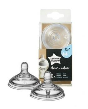 Tommee Tippee Smoczek  Closer to Nature 3m + średni przepływ