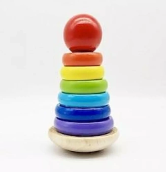 Smily Play Drewniana piramidka "Wańka Wstańka"