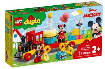 Lego Duplo 10941 Urodzinowy pociąg myszek Miki i Minnie