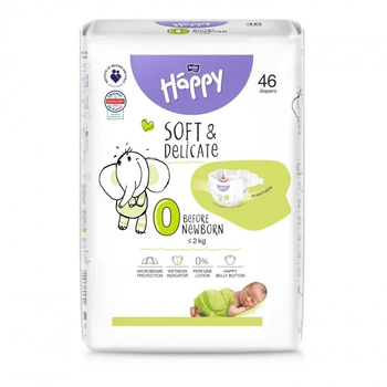 Bella Happy Pieluszki dla wcześniaków 0 Before Newborn do 2 kg