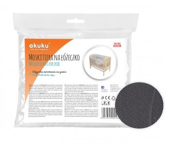 Akuku Moskitiera na łóżeczko, biała A0447