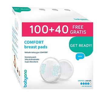 Babyono Wkładki laktacyjne Comfort 296/140