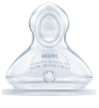 Nuk M 6-18m Smoczek do butelki silikonowy
